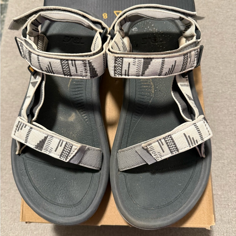 Teva Gray Patterned Women's Sandals